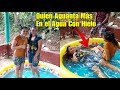 Un Reto en La Piscina Quien Soporta más En el Agua Con Hielo Mirén alas Patojas😱🤣🤣