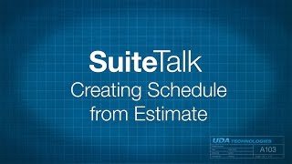 Creating Schedule from Estimate in ConstructionSuite screenshot 5