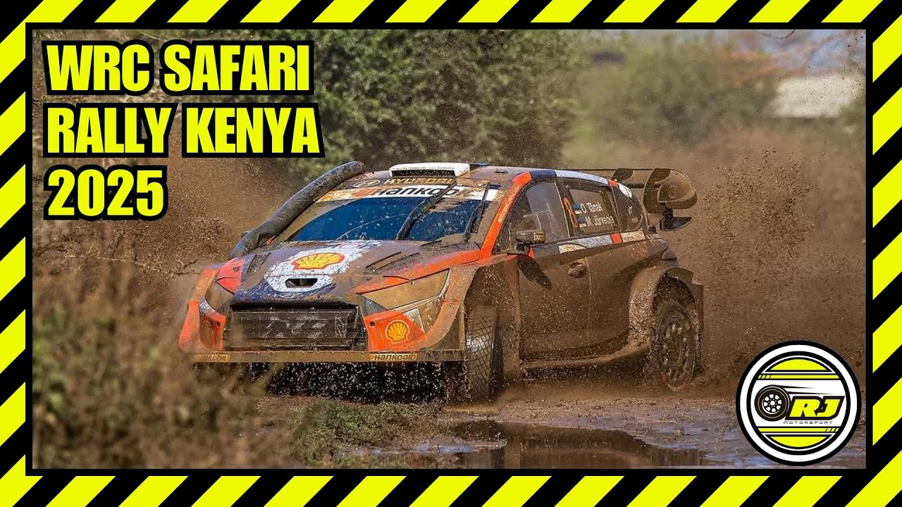 WRC Safari Rally Kenya 2025 Highlights - Big Jumps and Mud