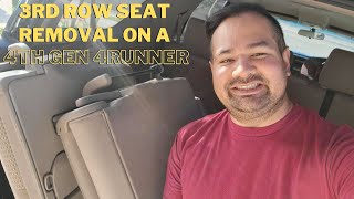 3rd Row Seat Removal On A 4th Gen 4Runner
