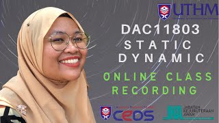 DAC11803 Static Dynamic Chapter 3 Moment & Couple [Part 1/2]