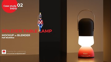 Blender tutorial for beginners | Soldier table lamp in Blender 3.4 | Intro