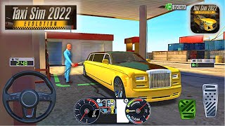 새로운 업데이트! 롤스 로이스 리무진 운전 - Taxi Sim 2022 Evolution 게임 플레이 android ios screenshot 2