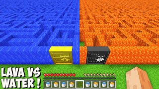 Where does THE LONGEST MAZE leads in Minecraft? I found THE BIGGEST LAVA vs WATER MAZE!