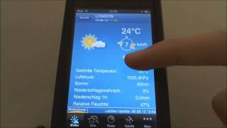 App Review #003 WeatherPro [HD] [German] screenshot 2