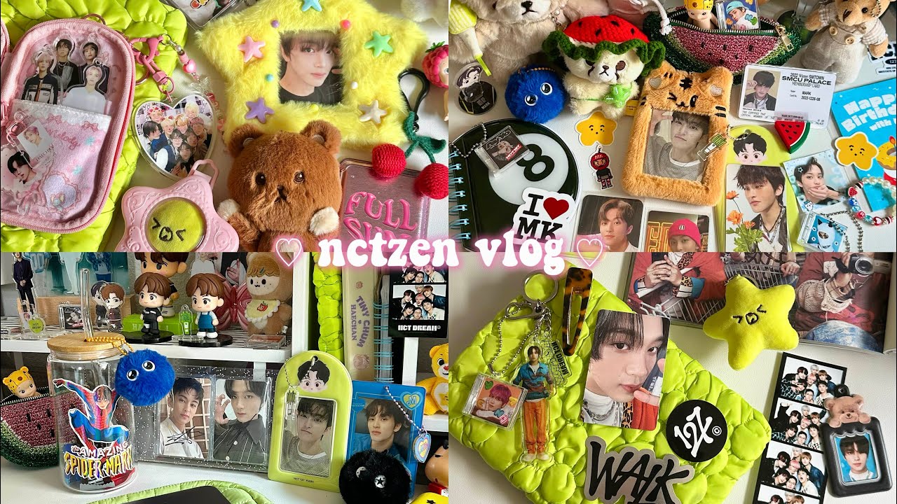 nctzen vlog [시즈니 브이로그] ♡ spidermark cupsleeve event, nct 127 walk exclusives & unboxing recent mail