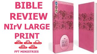 *BIBLE REVIEW* THE PERSONAL SIZE LARGE PRINT// NIrV - NEW INTERNATIONAL READER'S VERSION
