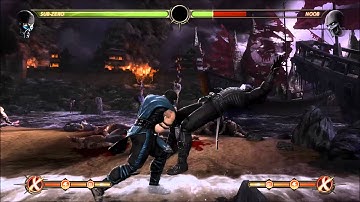 Mortal Kombat 9 Subzero Combos NEW VERSION!!! 76% Damage X-ray Attack by Games/only
