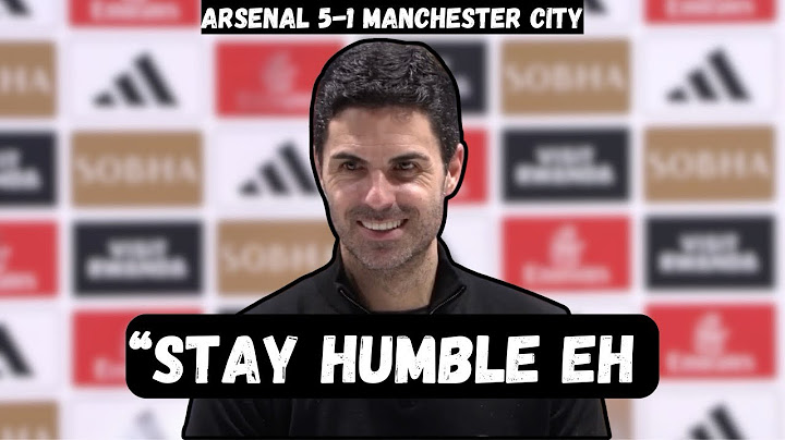 "Stay Humble" - Mikel Arteta Post Match Interview - Arsenal 5-1 Manchester City