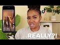 Reacting To Natural Hair TikTok Videos! Whew, Chile! 😳