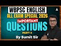 WBPSC English Practice Set 2026 | Important Questions | WBPSC English Class | By Sumit Karmakar