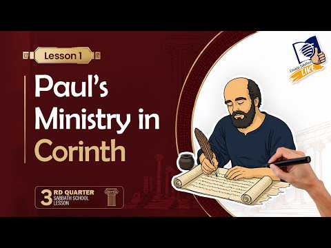 ✅ Sabbath School LIKE | Lesson 1 Q3 2026 | Paul´s Ministry in Corinth