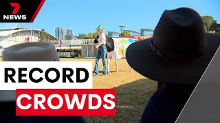 Huge crowds and long lines at the Royal Easter Show | 7NEWS