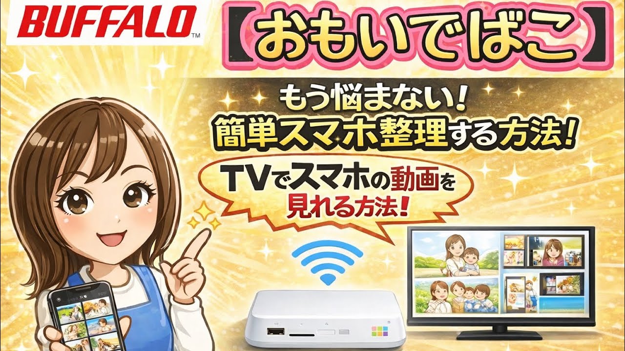 BUFFALO おもいでばこ PD-1000-L 1TB 本体・DVDドライブ