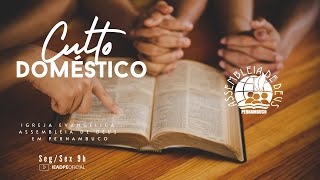 CULTO DOMÉSTICO NO LAR [HD] 03/01/23