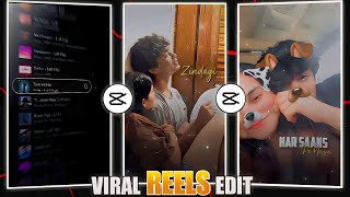 New viral Favourite song lyrics video editing in Capcut | Capcut New video editing