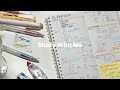 \ study with me / pencil asmr 🎧