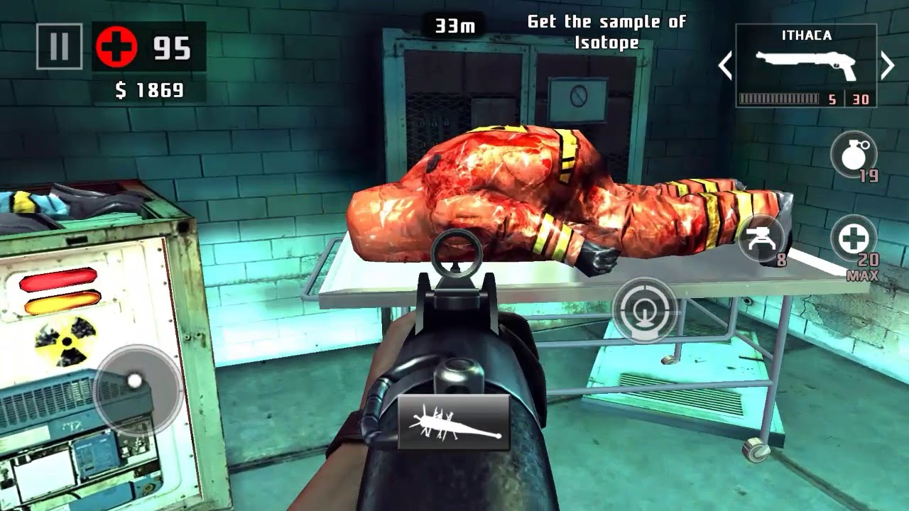 Dead Trigger 2 Gameplay Part 29: Bird in the sky and Isotope in the house