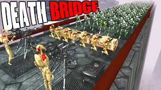 Clone Wars DEATH BRIDGE Charge during SHIP DEFENSE! - Men of War: Star Wars Mod