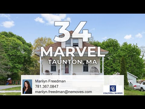 34 Marvel Street, Taunton, MA home video tour
