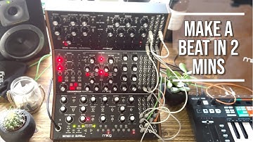2 Minute Tutorial: How to make a beat on the mother 32 and DFAM in under 2 mins!