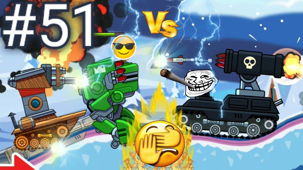 Hills of Steel Gameplay 51, Fully Upgraded and Unlocked all 22 Tanks (Unlimited Coins & Gems