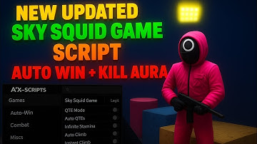 🔥 Ink Game | NEW Sky Squid Game Script | Auto Win + Kill Aura (UPDATED 2025)