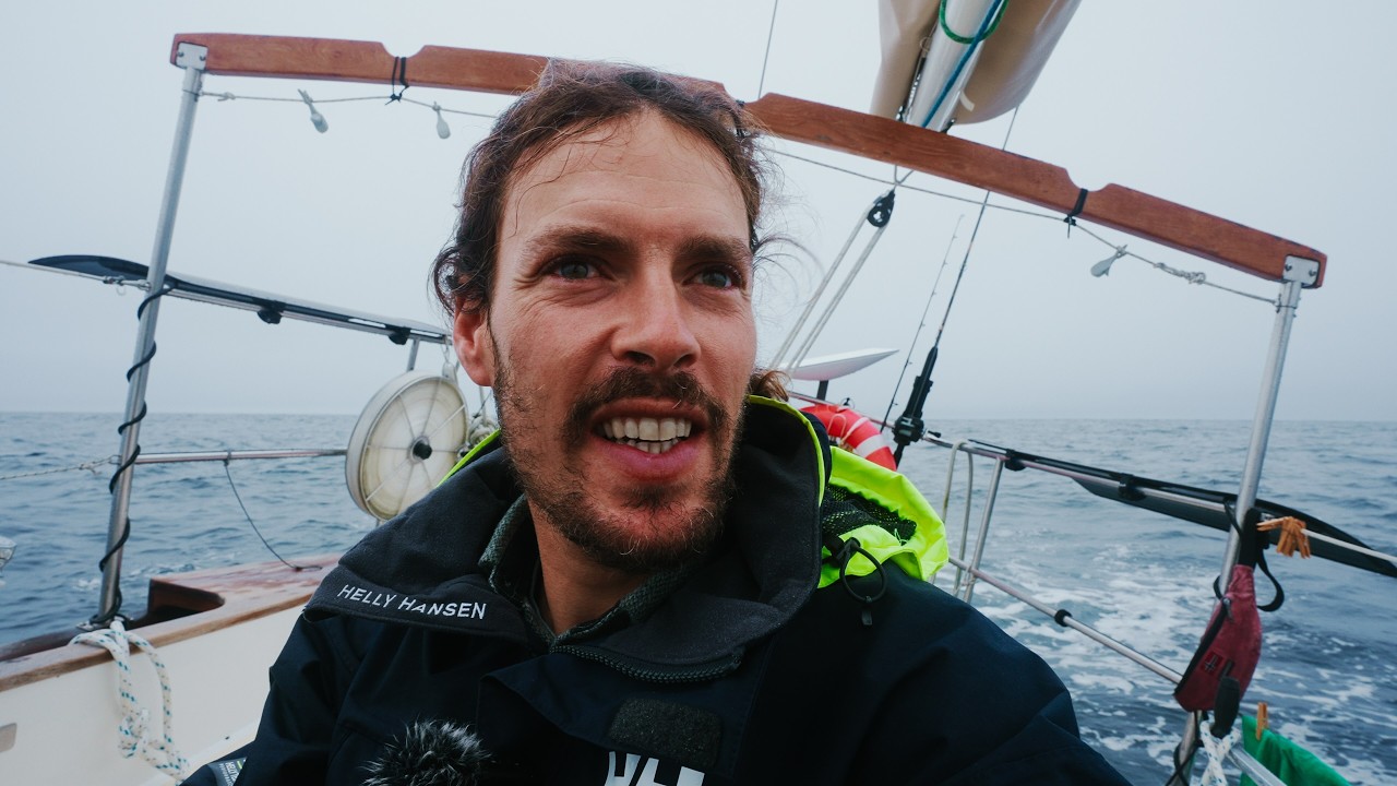 ⁣Aladino Sails The Pacific Alone.