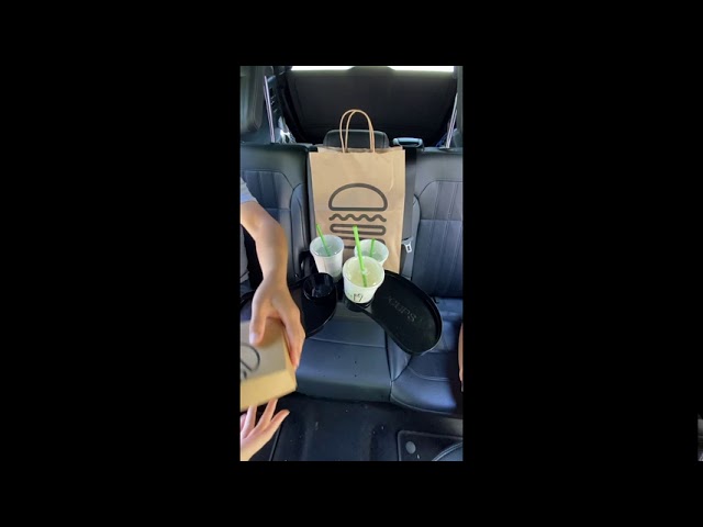 2CUPS Car Cup Holder & Tray