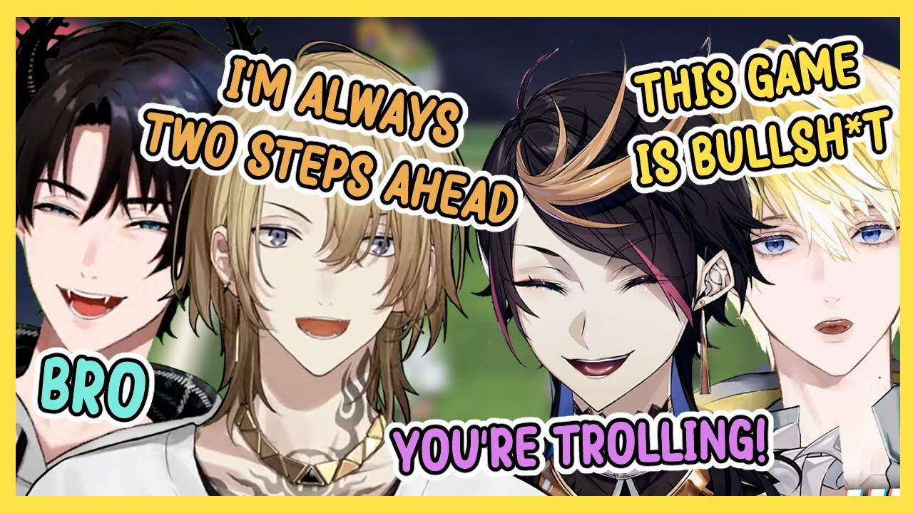 Funny Moments of NijiNOVA Playing Mario Party Jambore