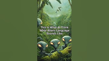 This Is What AI Think What Aliens Language Sounds Like #fyp #viralvideo #ai #aliens #animals