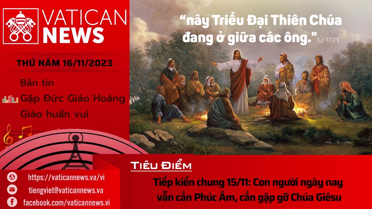 Radio thứ Năm 16/11/2023 - Vatican News Tiếng Việt