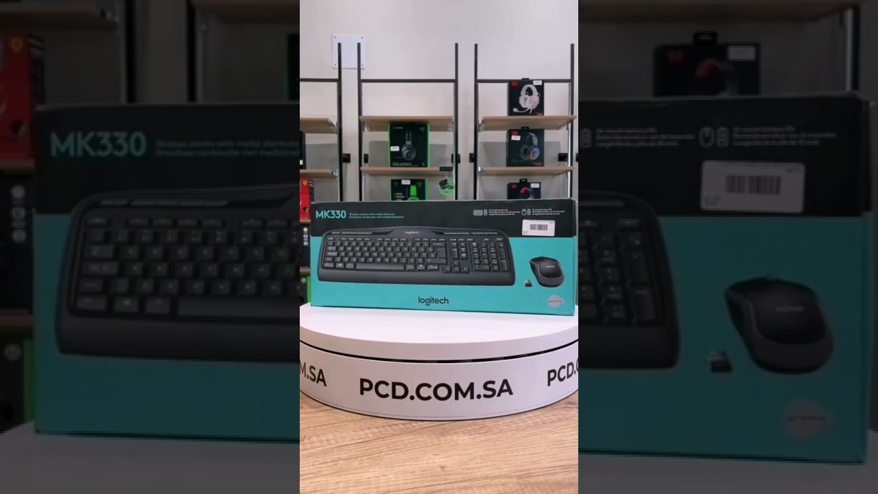 This Is the Logitech Mk330 Wireless Keyboard and Mouse Combo.