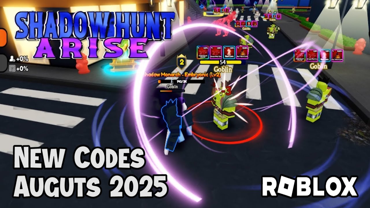 Roblox Arise Shadow Hunt New Codes August 2025 YouTube