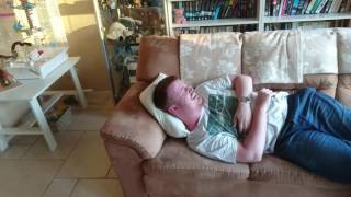 Crazy Guy Cant Stop Laughing