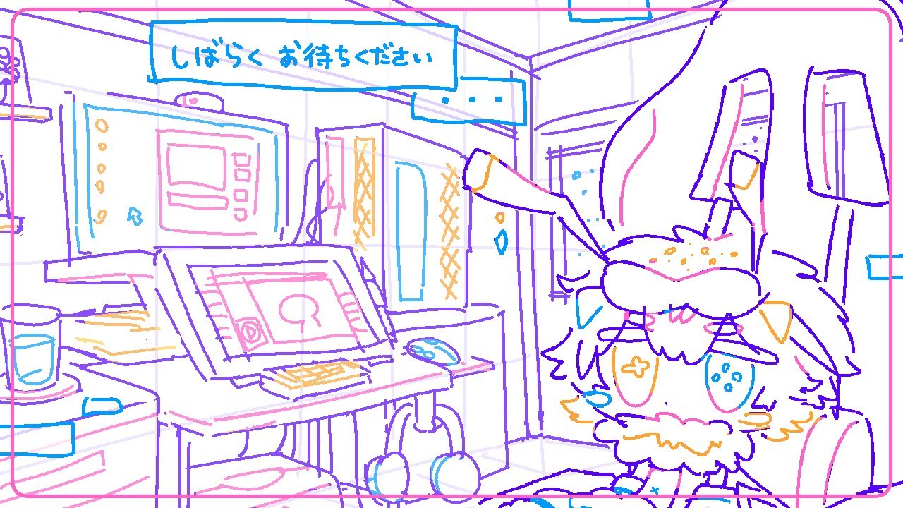 作業音 / SDサンプル絵を描く/ 無言