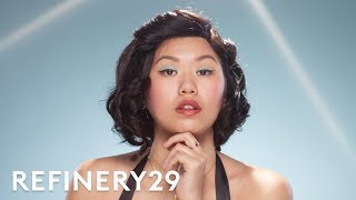 I Tried A 1950's Makeup Tutorial | Beauty With Mi | Refinery29