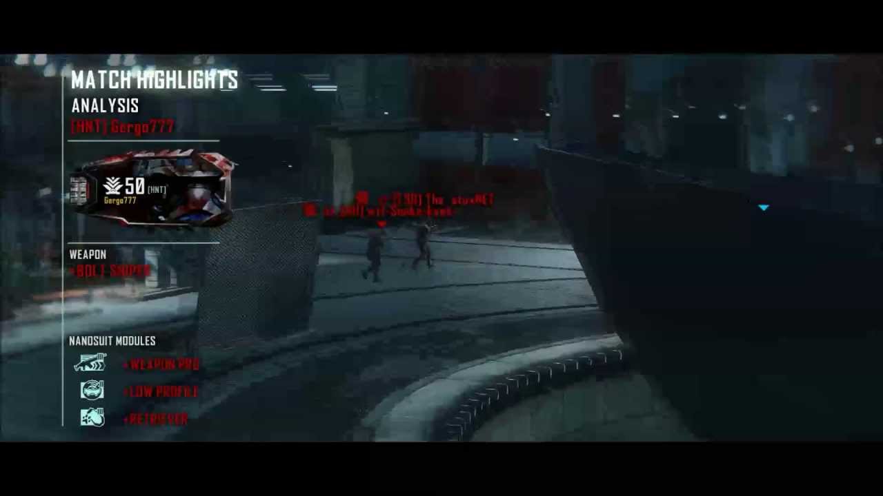 Crysis 3 Double kill with 1 Bolt Sniper bullet YouTube