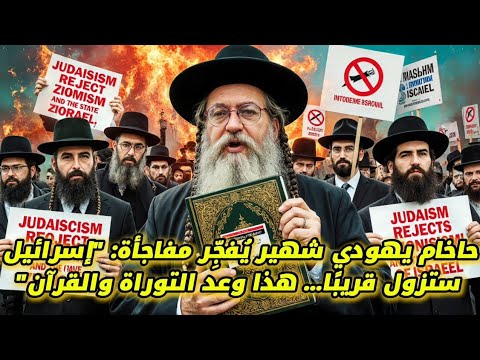 أكبر وأشهر حاخام يهودي يدافع عن الإسلام ويكشف سر ا خطير ا يزلزل العالم نهاية إسرائيل اقتربت