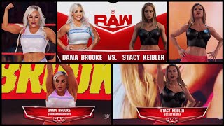 WWE 2K22 Dana Brooke VS Stacy Keibler