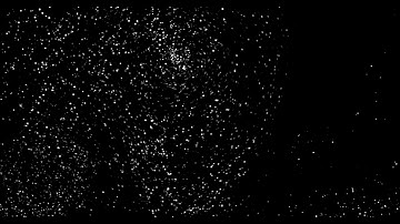 Chaotic movement and swirl of flickering particles. Beautiful, decorative screensaver