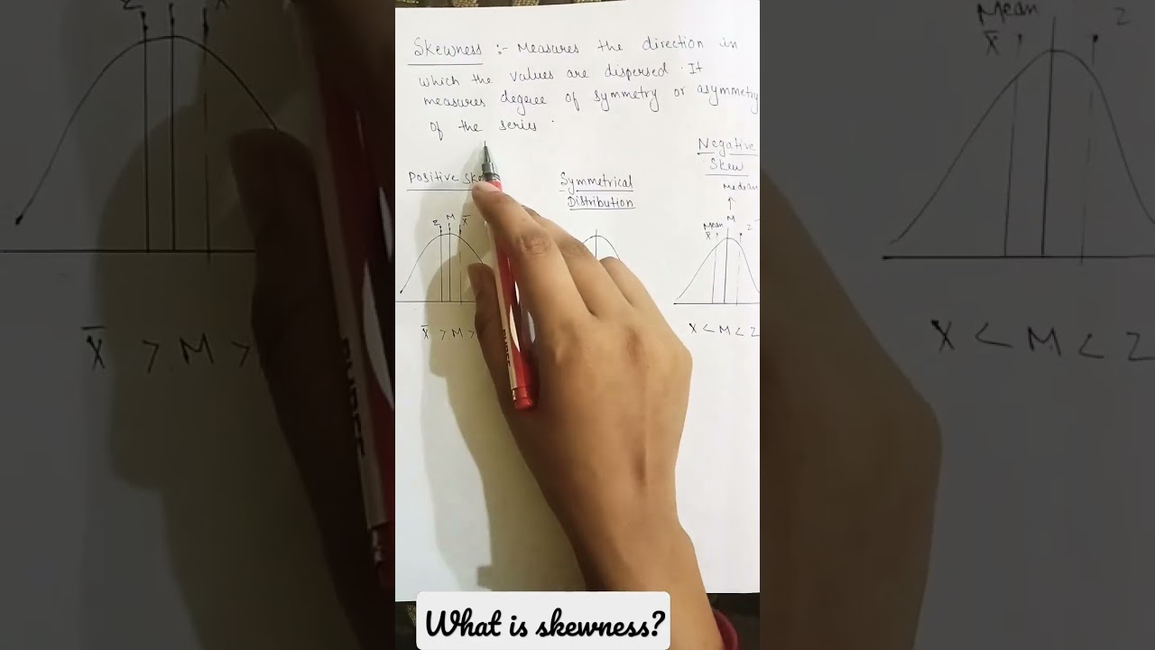 what is skewness? | statistics 