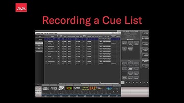 Cue List Recording