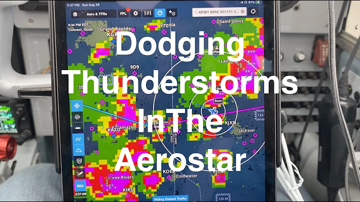 Dodging Thunderstorms near the Great Lakes in the ...