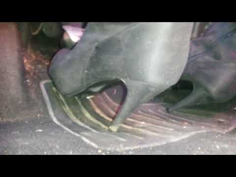Driving my private car stiletto boots