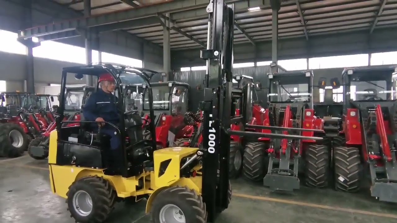 rough terrain forklift Special for field working,transport and lift beehives in rough terrain ground