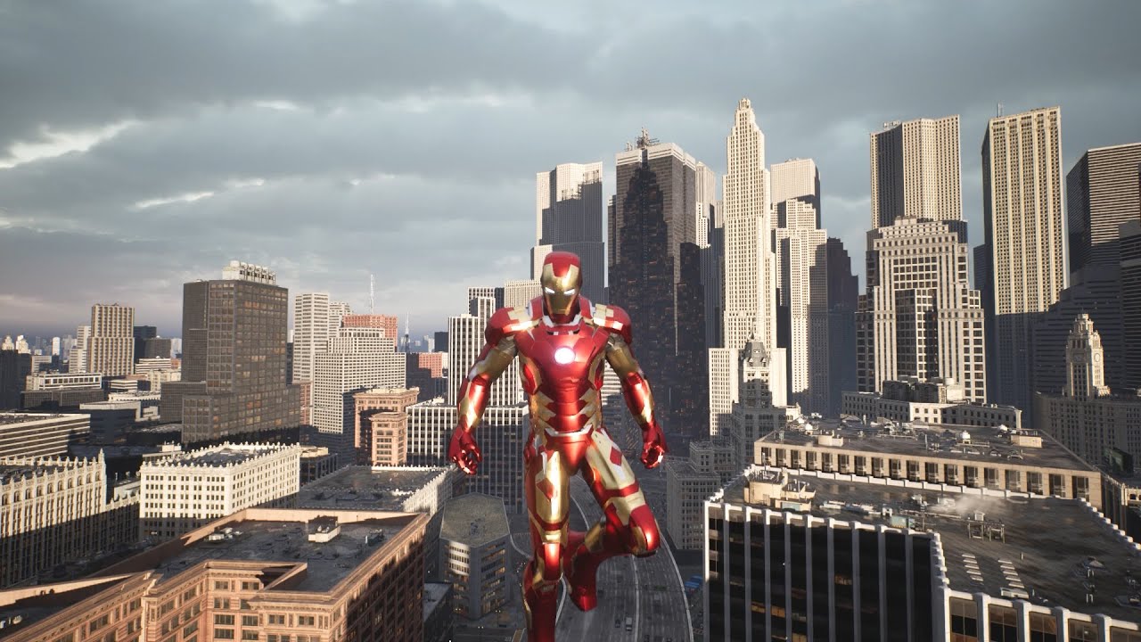 Iron Man UE5 City Sample Updated