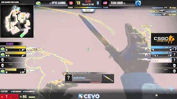 S1mple with a insane hold on the A-site Overpass