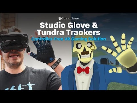 No Index Controllers Needed: StretchSense Studio Gloves + Tundra in VRChat - video from StretchSense