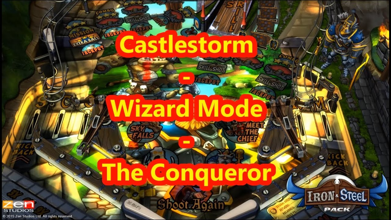 Zen Pinball 2 (PS4) Castlestorm "The Conqueror" Wizard Mode *1080p
